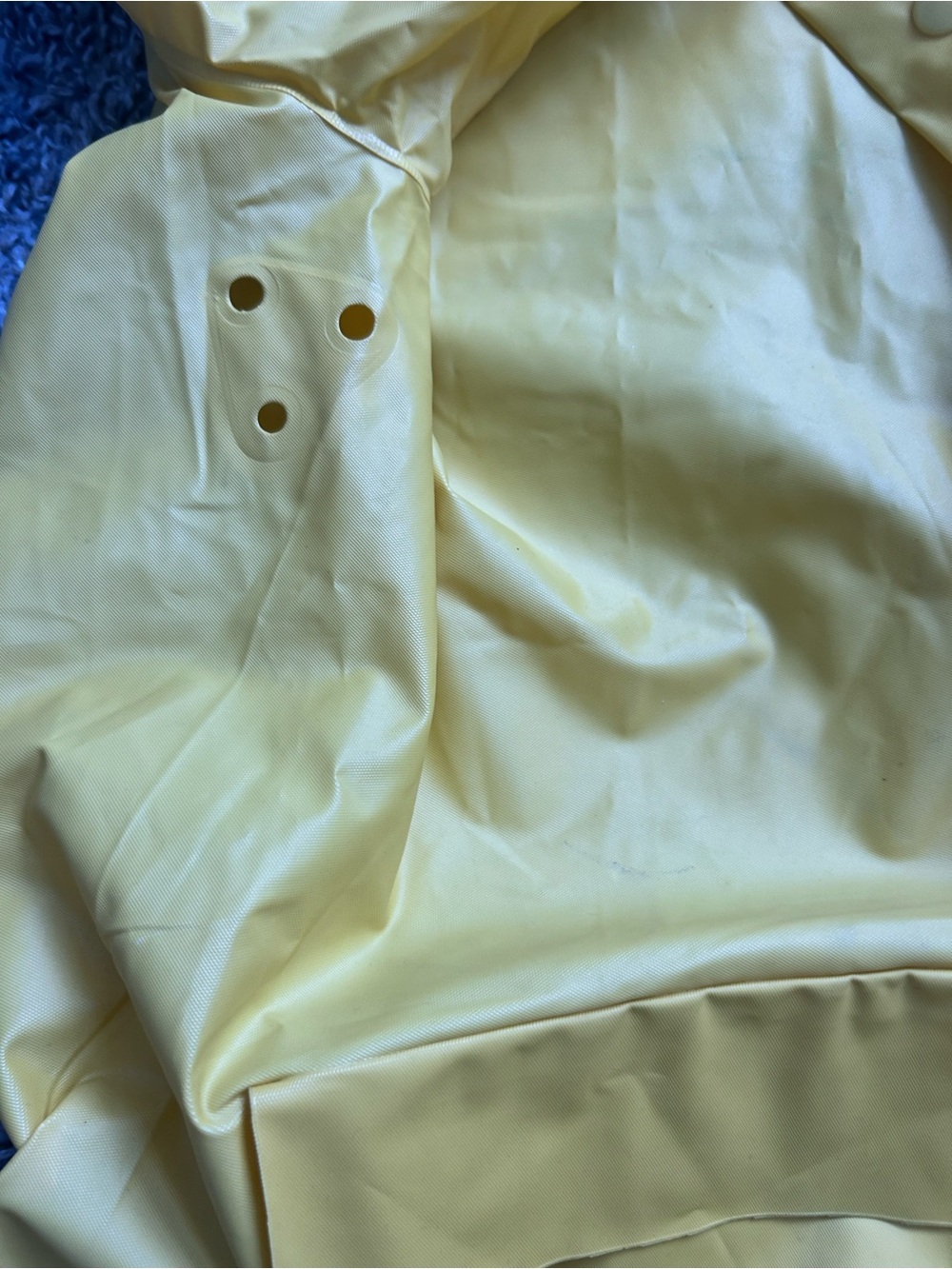 Vintage 100% Vinyl Raincoat Unisex size Small - Picture 6 of 10